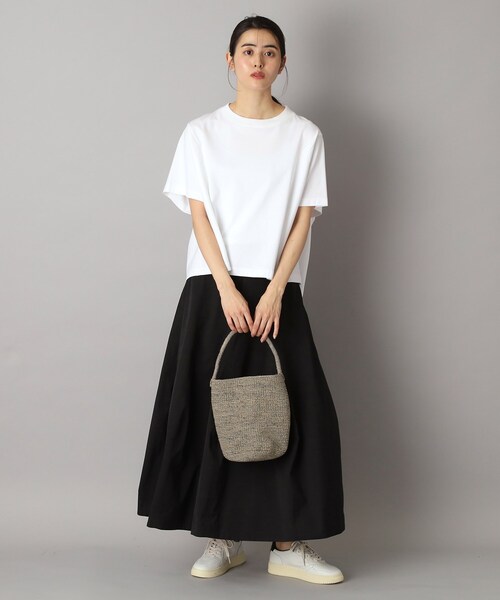 DRESSTERIOR（ドレステリア）の「MADE IN MADA（メイドインマダ）NAVIO バケツバッグ（ハンドバッグ・レディース・ブラウン系/ベビーピンク/グレー・00）」の12枚目の写真