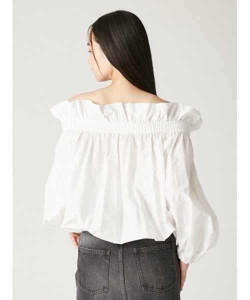 新品未使用♡ FRAY ID フレイ アイディー オフショルパフスリーブブラウス オフショルパフスリーブブラウス（シャツ/ブラウス）｜FRAY I.D
