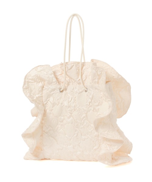 LAKOLE（ラコレ）の「ジャガードラッフルボリュームショルダーバッグ / 288655（ショルダーバッグ・レディース・オフホワイト/ブラック・FREE）」の16枚目の写真