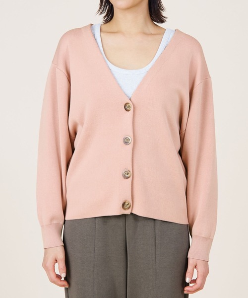 marmors（マルモア）の「【marmors】smooth v/neck cardigan（カーディガン/ボレロ・レディース・ベージュ/ピンク/オフホワイト・36）」の20枚目の写真