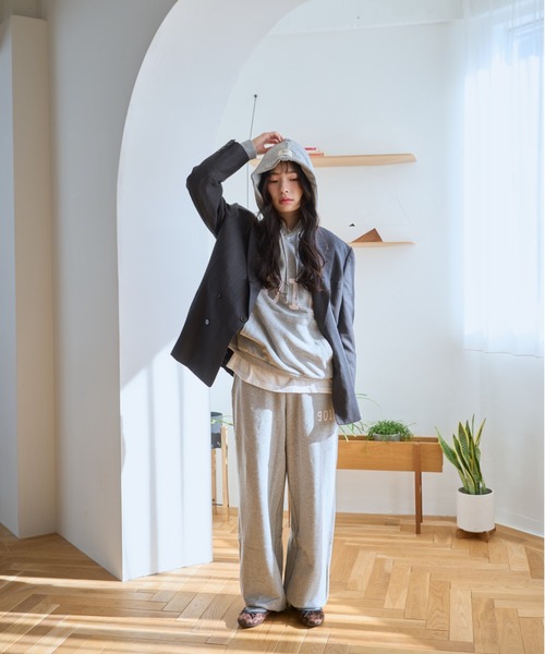 common gull products.(コモンガルプロダクツ)の「NO.9011☆gull sweat pants(スウェットパンツ・レディース・ネイビー/イエロー系/ブラック系/ピンク/アイボリー/杢グレー・MEDIUM/LARGE)」の10枚目の写真