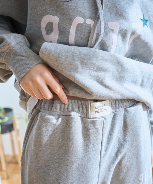common gull products.(コモンガルプロダクツ)の「NO.9011☆gull sweat pants(スウェットパンツ・レディース・ネイビー/イエロー系/ブラック系/ピンク/アイボリー/杢グレー・MEDIUM/LARGE)」の12枚目の写真