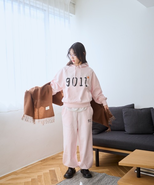 common gull products.(コモンガルプロダクツ)の「NO.9011☆gull sweat pants(スウェットパンツ・レディース・ネイビー/イエロー系/ブラック系/ピンク/アイボリー/杢グレー・MEDIUM/LARGE)」の17枚目の写真