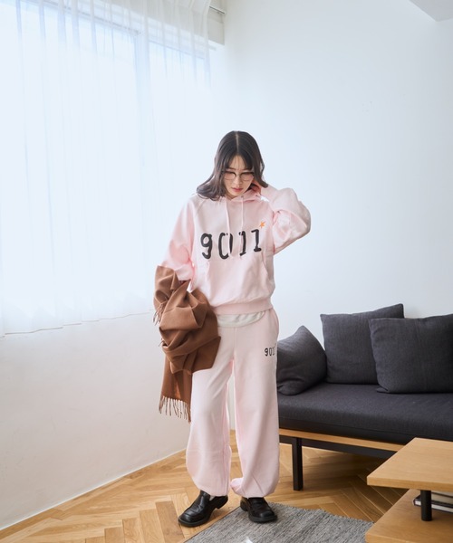 common gull products.(コモンガルプロダクツ)の「NO.9011☆gull sweat pants(スウェットパンツ・レディース・ネイビー/イエロー系/ブラック系/ピンク/アイボリー/杢グレー・MEDIUM/LARGE)」の18枚目の写真