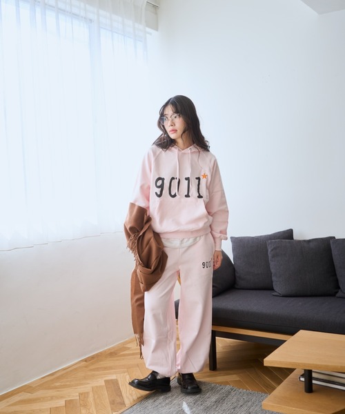 common gull products.(コモンガルプロダクツ)の「NO.9011☆gull sweat pants(スウェットパンツ・レディース・ネイビー/イエロー系/ブラック系/ピンク/アイボリー/杢グレー・MEDIUM/LARGE)」の20枚目の写真