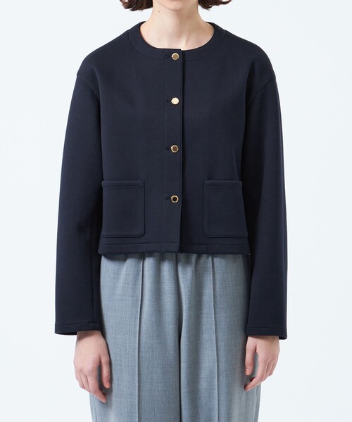 MACKINTOSH PHILOSOPHY(マッキントッシュ フィロソフィー)の「【ROYTON(ロイトン)】ハウスチェックダンボール(ブルゾン・レディース・ホワイト系その他/ダークネイビー・38/36/34)」の5枚目の写真