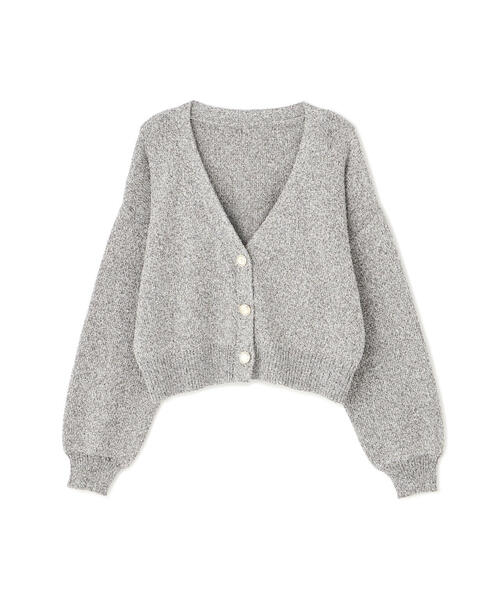 PROPORTION BODY DRESSING（プロポーションボディドレッシング）の「＜Ｅ＞ショートカーデ / 1215177301（ニット/セーター・レディース・グレー/オフホワイト・FREE）」の3枚目の写真