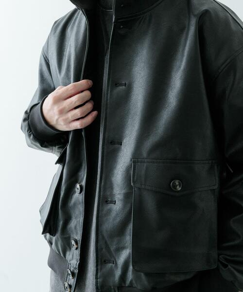 ITEMS URBANRESEARCH（アイテムズ アーバンリサーチ）の「F.L. a-1 フライトジャケット（その他アウター・メンズ・ブラウン/ブラック/ブラウン系その他/ブラック系その他・MEDIUM/LARGE）」の9枚目の写真