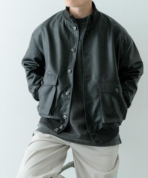 ITEMS URBANRESEARCH（アイテムズ アーバンリサーチ）の「F.L. a-1 フライトジャケット（その他アウター・メンズ・ブラウン/ブラック/ブラウン系その他/ブラック系その他・MEDIUM/LARGE）」の13枚目の写真