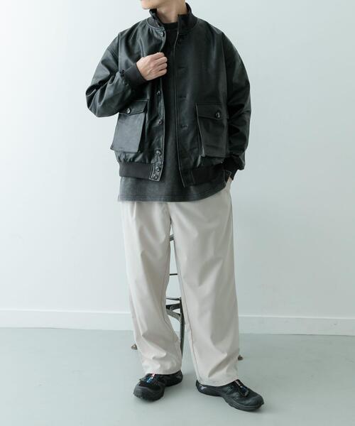 ITEMS URBANRESEARCH（アイテムズ アーバンリサーチ）の「F.L. a-1 フライトジャケット（その他アウター・メンズ・ブラウン/ブラック/ブラウン系その他/ブラック系その他・MEDIUM/LARGE）」の15枚目の写真