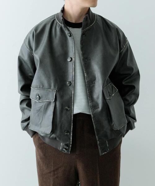 ITEMS URBANRESEARCH(アイテムズ アーバンリサーチ)の「F.L. a-1 フライトジャケット(その他アウター・メンズ・ブラウン/ブラック/ブラウン系その他/ブラック系その他・MEDIUM/LARGE)」の22枚目の写真