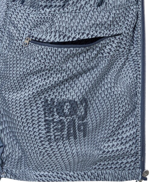 AIGLE（エーグル）の「撥水 パッカブル プリントフーデッドジャケット（ナイロンジャケット・メンズ・ブルー/ブラック・L/M/S/XL）」の18枚目の写真
