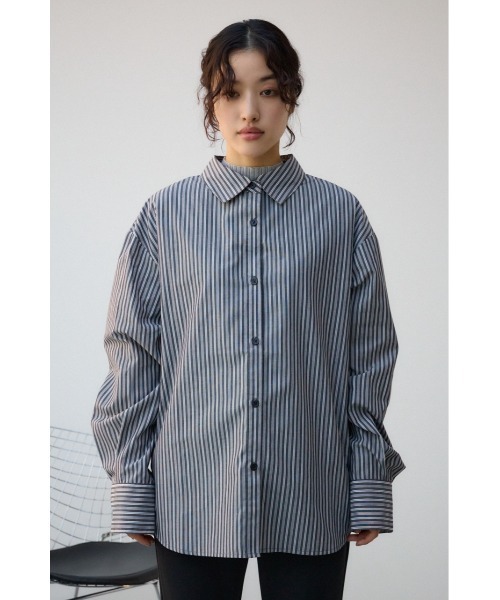 AZUL by moussy（アズールバイマウジー）の「3WAYデザインシャツ（シャツ/ブラウス・レディース・ブルー系その他/ブラック系その他/ピンク系その他・FREE）」の7枚目の写真