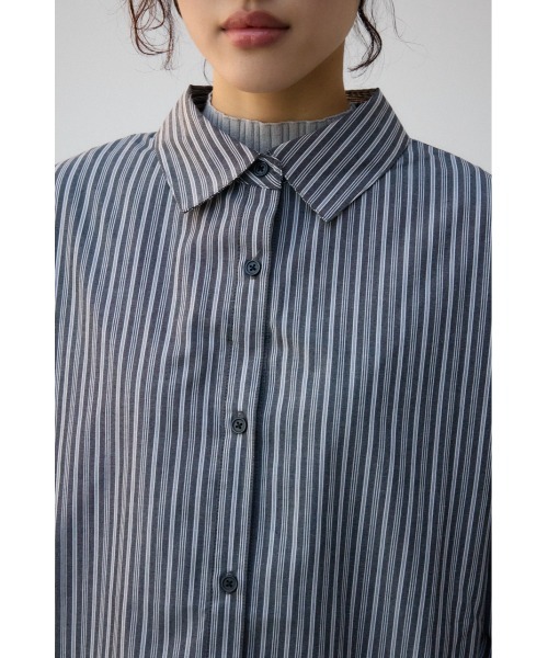 AZUL by moussy（アズールバイマウジー）の「3WAYデザインシャツ（シャツ/ブラウス・レディース・ブルー系その他/ブラック系その他/ピンク系その他・FREE）」の10枚目の写真