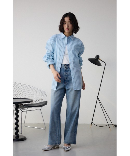 AZUL by moussy（アズールバイマウジー）の「3WAYデザインシャツ（シャツ/ブラウス・レディース・ブルー系その他/ブラック系その他/ピンク系その他・FREE）」の19枚目の写真