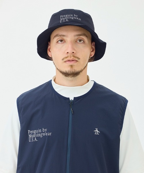Penguin by Munsingwear（ペンギン バイ マンシングウェア）の「Bucket Hat（ハット・メンズ・ネイビー/ブラック・F）」の9枚目の写真
