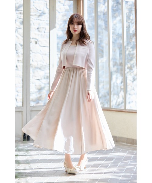 Bicolor Knit Dress Set(ワンピース)|Her lip to(ハーリップトゥー Bicolor Knit Dress Set(ワンピース)|Her lip to(ハーリップトゥー