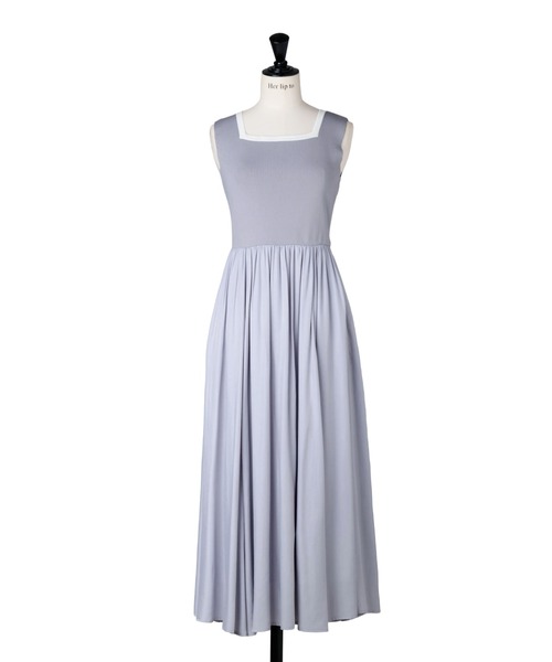 Bicolor Knit Dress Set（ワンピース）｜Her lip to（ハーリップトゥー