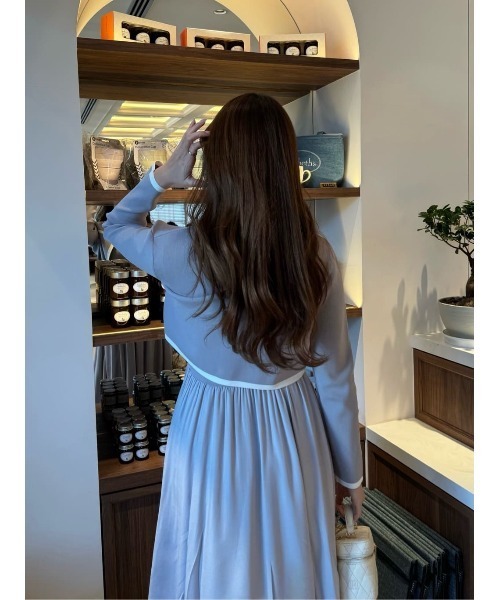 Bicolor Knit Dress Set（ワンピース）｜Her lip to（ハーリップトゥー