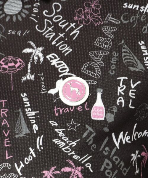 adabat（アダバット）の「UVカット/吸水速乾 クールコアサマープリントワンピース（ワンピース・レディース・ピンク系5/ブラック系その他・38/40/42）」の6枚目の写真