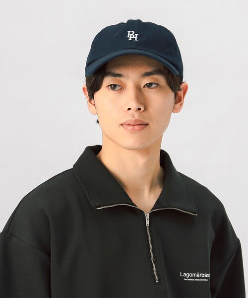 BEAMS HEART（ビームスハート）の「スモール BHロゴ ベースボールキャップ（キャップ・メンズ・ブラック/ネイビー/インディゴブルー・ONE SIZE）」の7枚目の写真