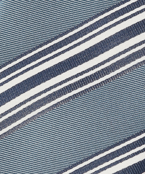 FRANCO BASSI（フランコバッシ）の「FRANCO BASSI (フランコ バッシ)マルチストライプタイ U25EE14（ネクタイ・メンズ・ネイビー/ダークブルー・FREE）」の7枚目の写真