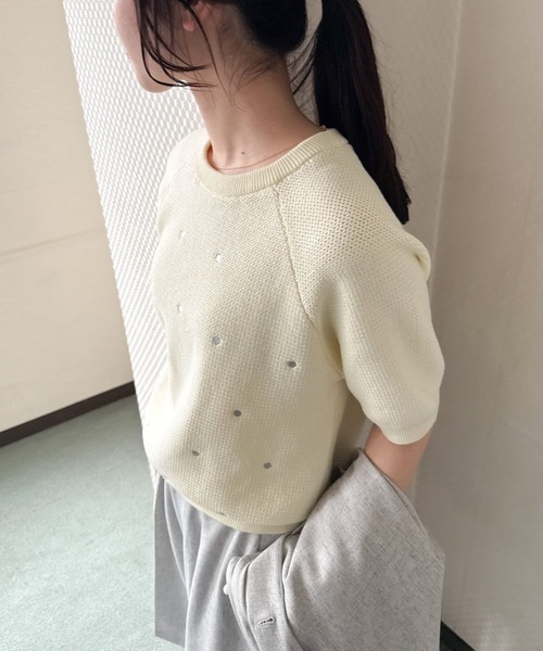 【美品】20AW セントアンドリュース ニット ロゴ刺繍 ストレッチ ラメ 楽天市場】セントアンドリュース ゴルフウェア 長袖セーター 秋