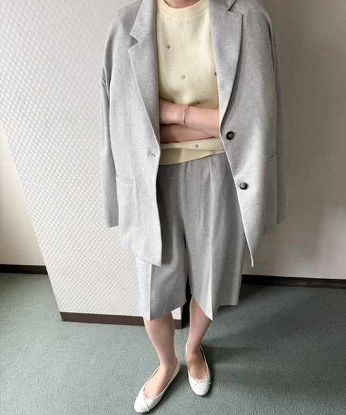 URBAN RESEARCH DOORS(アーバンリサーチドアーズ)の「ラメドット刺繍ニット(ニット/セーター・レディース・ネイビー/ホワイト系その他・MEDIUM)」の19枚目の写真
