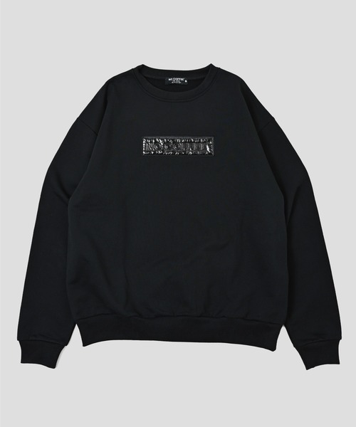 NO COFFEE（ノーコーヒー）の「シレーボックス クルーネックスウェット（スウェット・メンズ・グレー/ブラック・MEDIUM/LARGE/X-LARGE）」の2枚目の写真