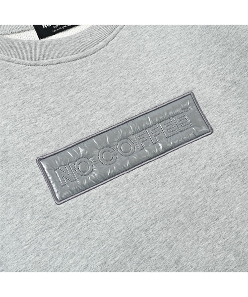 NO COFFEE（ノーコーヒー）の「シレーボックス クルーネックスウェット（スウェット・メンズ・グレー/ブラック・MEDIUM/LARGE/X-LARGE）」の9枚目の写真