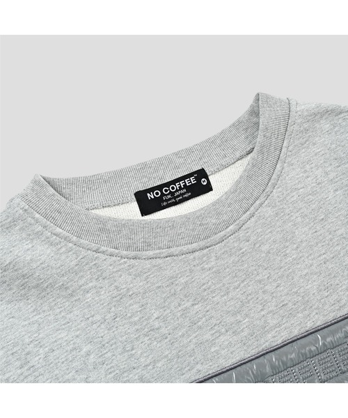 NO COFFEE（ノーコーヒー）の「シレーボックス クルーネックスウェット（スウェット・メンズ・グレー/ブラック・MEDIUM/LARGE/X-LARGE）」の10枚目の写真
