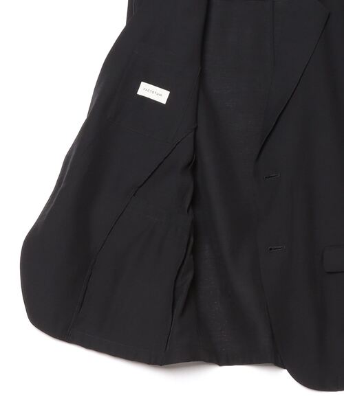 FACTOTUM(ファクトタム)の「【FACTOTUM】Rayon Slab Relax JK(テーラードジャケット・メンズ・ダークグレー/ブラック・44/46/48)」の4枚目の写真
