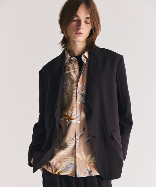 FACTOTUM(ファクトタム)の「【FACTOTUM】Rayon Slab Relax JK(テーラードジャケット・メンズ・ダークグレー/ブラック・44/46/48)」の2枚目の写真