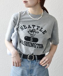 Champion:〈洗濯機可能〉クルーネック カレッジ ロゴ TEE 25SS