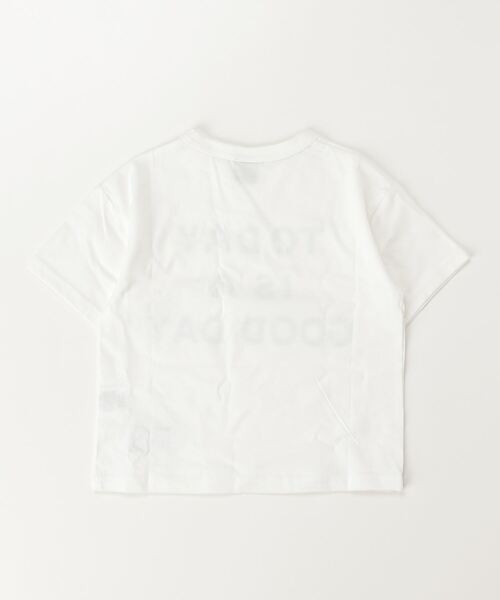 ZERO standerd（ゼロスタンダード）の「ZERO standard/ゼロスタンダード TODAY　Tシャツ（Tシャツ/カットソー・キッズ・チャコールグレー/オフホワイト/アイボリー・110cm/120cm/130cm/140cm/150cm/160cm/100cm）」の4枚目の写真