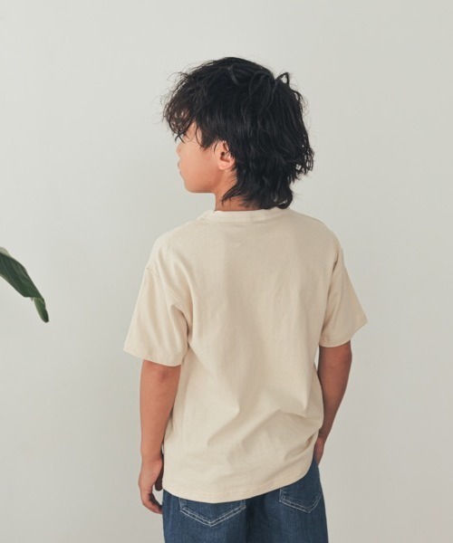 ZERO standerd（ゼロスタンダード）の「ZERO standard/ゼロスタンダード TODAY　Tシャツ（Tシャツ/カットソー・キッズ・チャコールグレー/オフホワイト/アイボリー・110cm/120cm/130cm/140cm/150cm/160cm/100cm）」の7枚目の写真