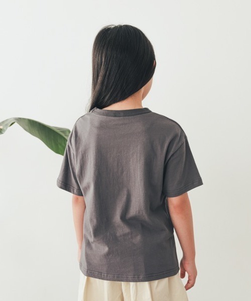 ZERO standerd（ゼロスタンダード）の「ZERO standard/ゼロスタンダード TODAY　Tシャツ（Tシャツ/カットソー・キッズ・チャコールグレー/オフホワイト/アイボリー・110cm/120cm/130cm/140cm/150cm/160cm/100cm）」の9枚目の写真