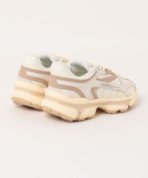 LACOSTE(ラコステ)の「【LACOSTE for emmi】L003 2K24(スニーカー・レディース・ライトベージュ・23cm/23.5cm/24cm/24.5cm/25cm)」の3枚目の写真