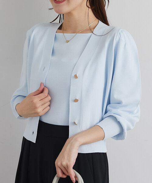 La boutique BonBon｜クールタッチUVクロップドカーディガン