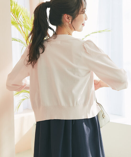【美品】クールタッチUVクロップドカーディガン ラブティックボンボン クールタッチUVクロップドカーディガン | La boutique BonBon