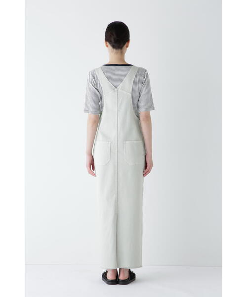 Healthy denim（ヘルシーデニム）の「◆【Healthy Denimコラボ】アイラインサロペット（ジャンパースカート・レディース・ブルー/ライトグリーン・MEDIUM）」の17枚目の写真
