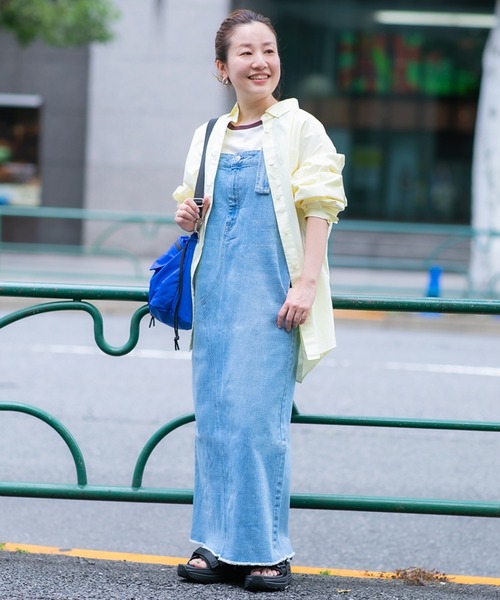 セール】◇【Healthy Denimコラボ】アイラインサロペット