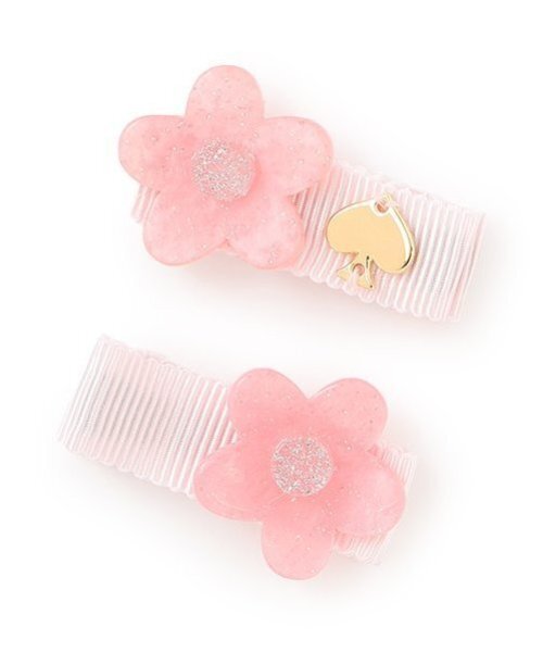 フラワーツインヘアクリップ（その他ベビー用品）｜kate spade