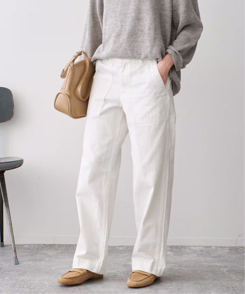spick&span 計っ ルーズベイカーパンツ40