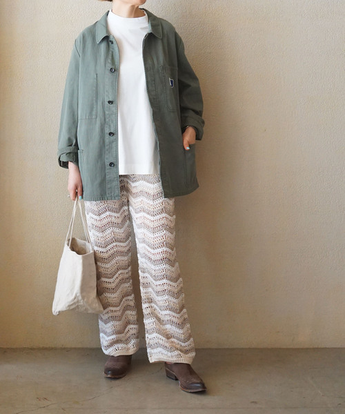 JOURNAL STANDARD LUXE(ジャーナルスタンダード ラックス)の「クラシックテンジク モックプルオーバー(Tシャツ/カットソー・レディース・ブラック/ホワイト/ネイビー/ブラックミックス・FREE)」の11枚目の写真
