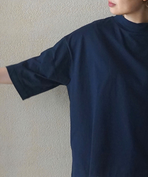 JOURNAL STANDARD LUXE(ジャーナルスタンダード ラックス)の「クラシックテンジク モックプルオーバー(Tシャツ/カットソー・レディース・ブラック/ホワイト/ネイビー/ブラックミックス・FREE)」の14枚目の写真