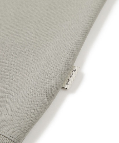 Snow Peak(スノーピーク)の「Snow Peak / Jersey Basic Sweatshirt スウェット トレーナー(スウェット・メンズ・チャコール/グレー/アイボリー/カーキ・M/XL/L)」の7枚目の写真