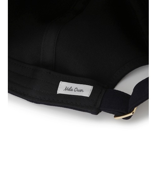 Mila Owen（ミラオーウェン）の「ロゴ刺繍バックル付きキャップ（キャップ・レディース・ブラック/ブラウン/ネイビー/チェック・FREE）」の12枚目の写真