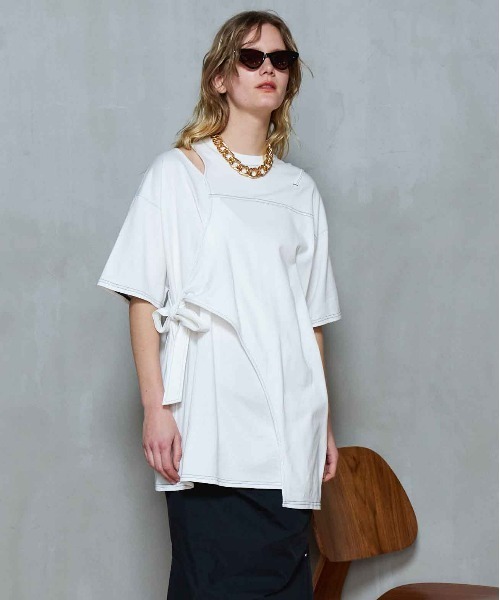 Cutting Oversized T-shirt/カッティングオーバーTシャツ