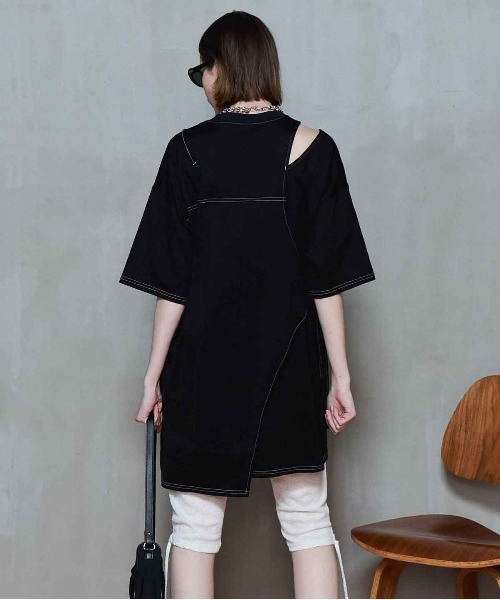 Cutting Oversized T-shirt/カッティングオーバーTシャツ【MAISON